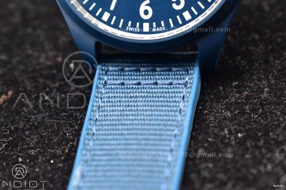 Nylon Edition Blue A2892 Strap Good' Best Pilot Sport of for Blue 'Laureus M+F on Watch Ceramic 0223